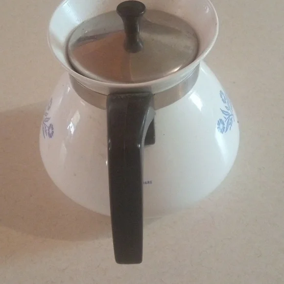 Corning Ware Cornflower Tea Kettle Coffee Pot. - Picture 2 of 8